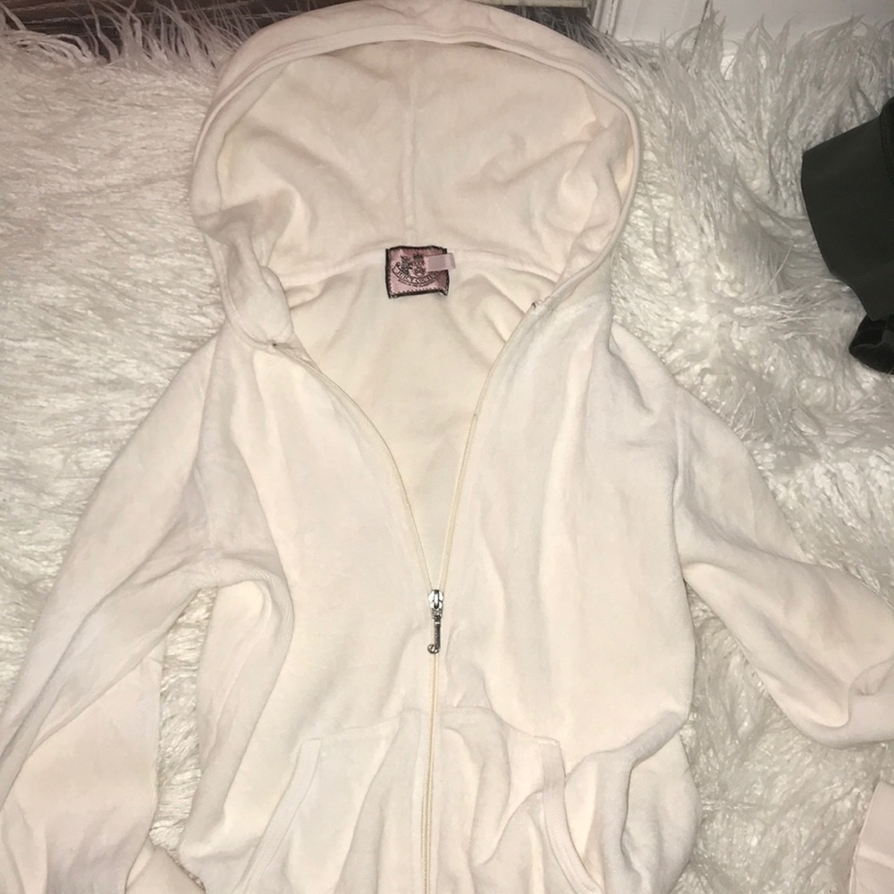 cream juicy couture jacket S
